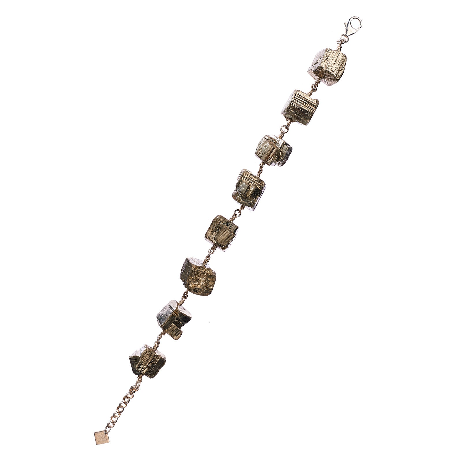Not Pearl Bracelet Shiny Pyrite