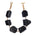 Not a Pearl Necklace XXL Black Tourmaline by Märta Larsson featuring oversized raw black tourmaline stones with 14k rolled gold and 18k gold-plated chain, bold and handcrafted.