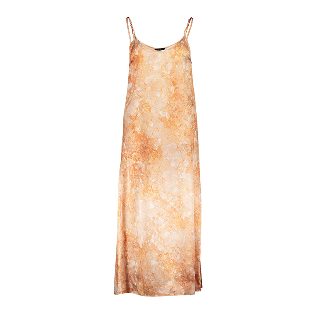 Pfeiffer Blush Quartz Silk Slip Dress