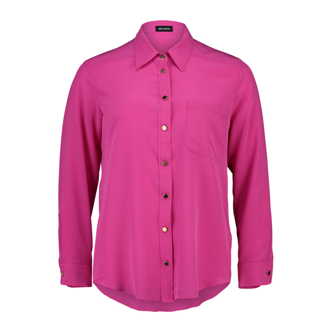 Smith Fuchsia Boyfriend Shirt