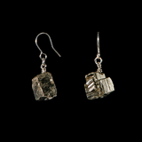 The Raw One Shiny Pyrite Earrings