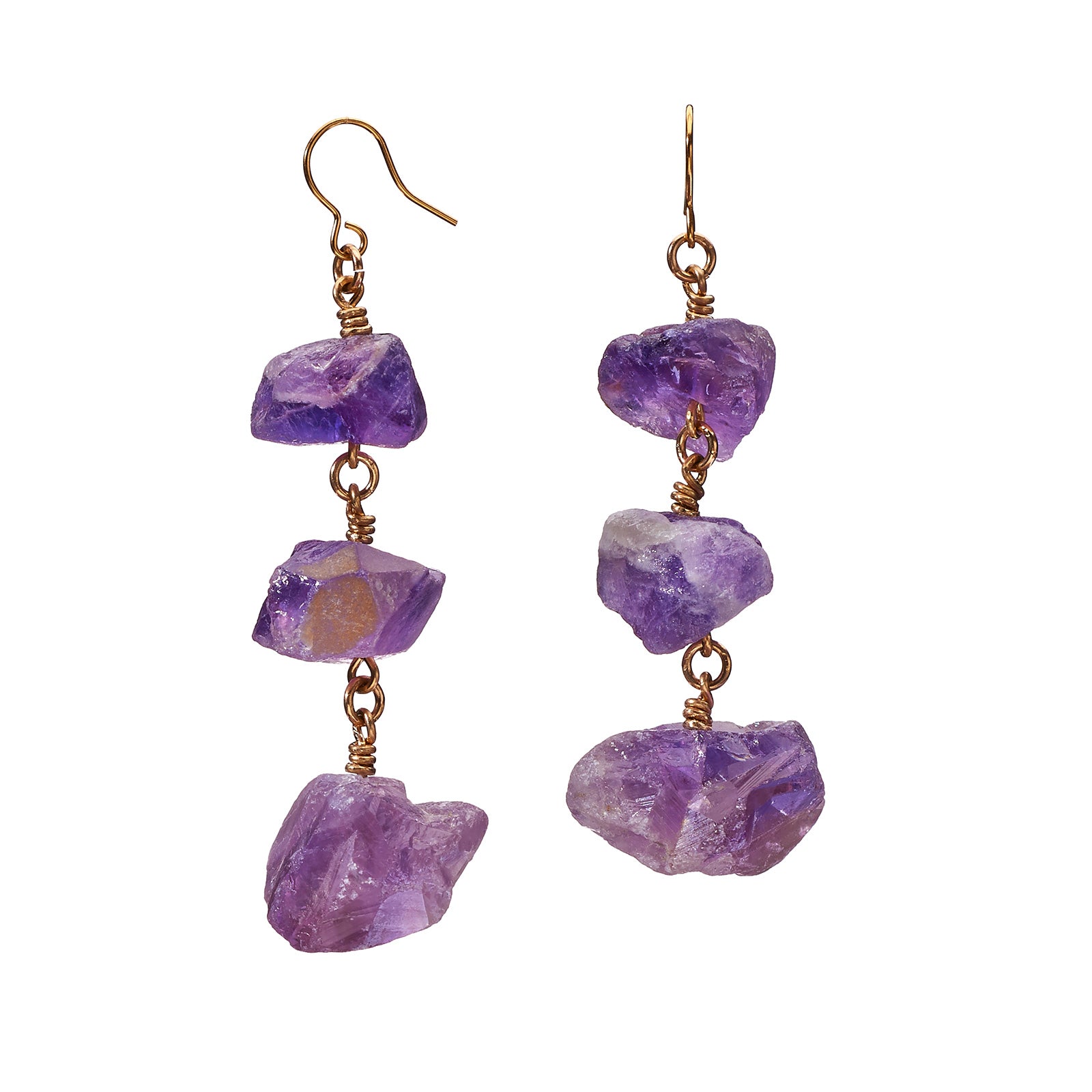 XXX Amethyst Earrings