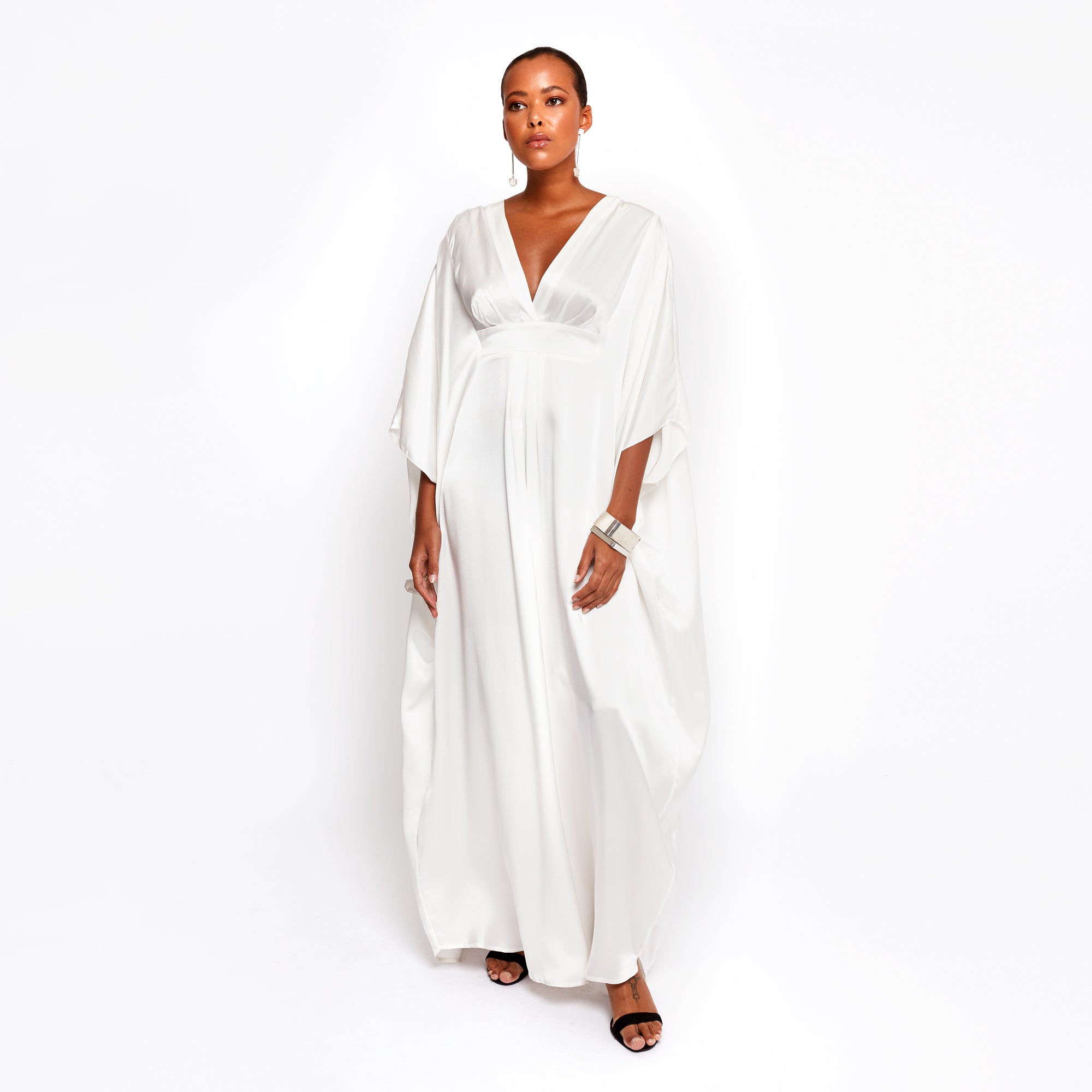 Dunaway White Kaftan