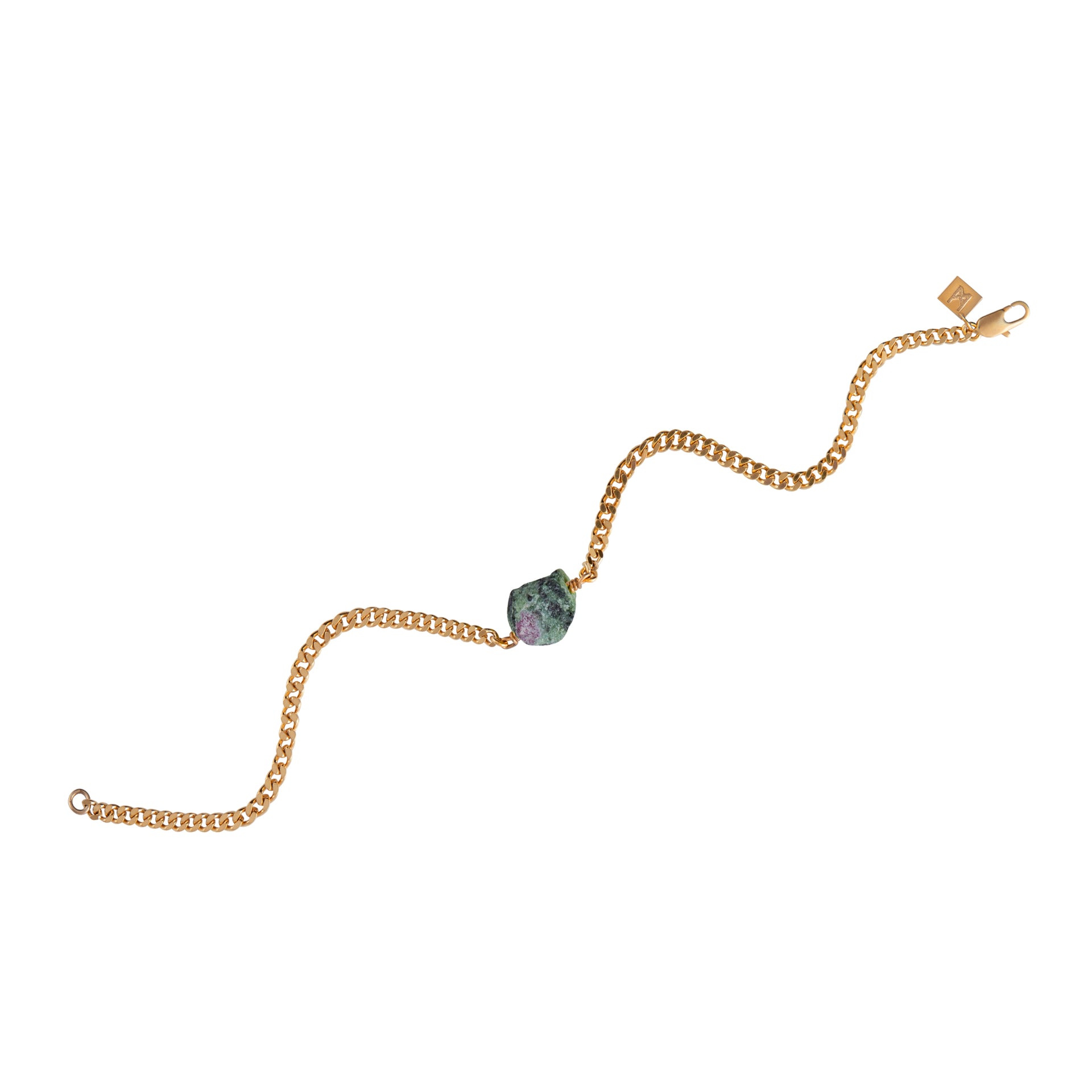 Raw One Ruby Zoisite Anklet
