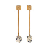 The “M” Convertible Dalmatian Earrings