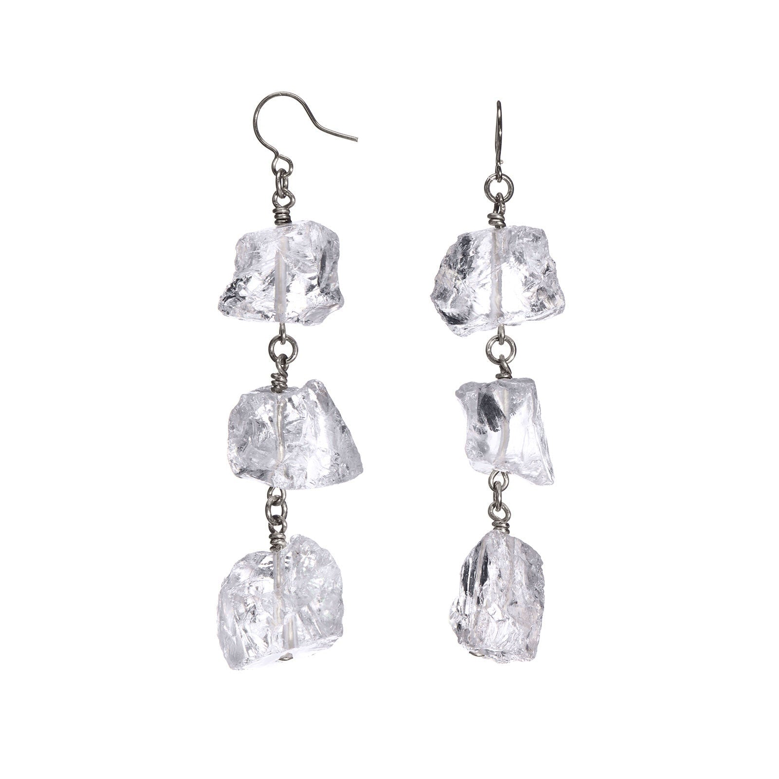 XXX Rough Quartz Earrings